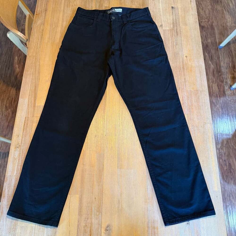 Carhartt Rugged Flex Relaxed Fit Canvas 5-Pocket Work Pants Black 32x32